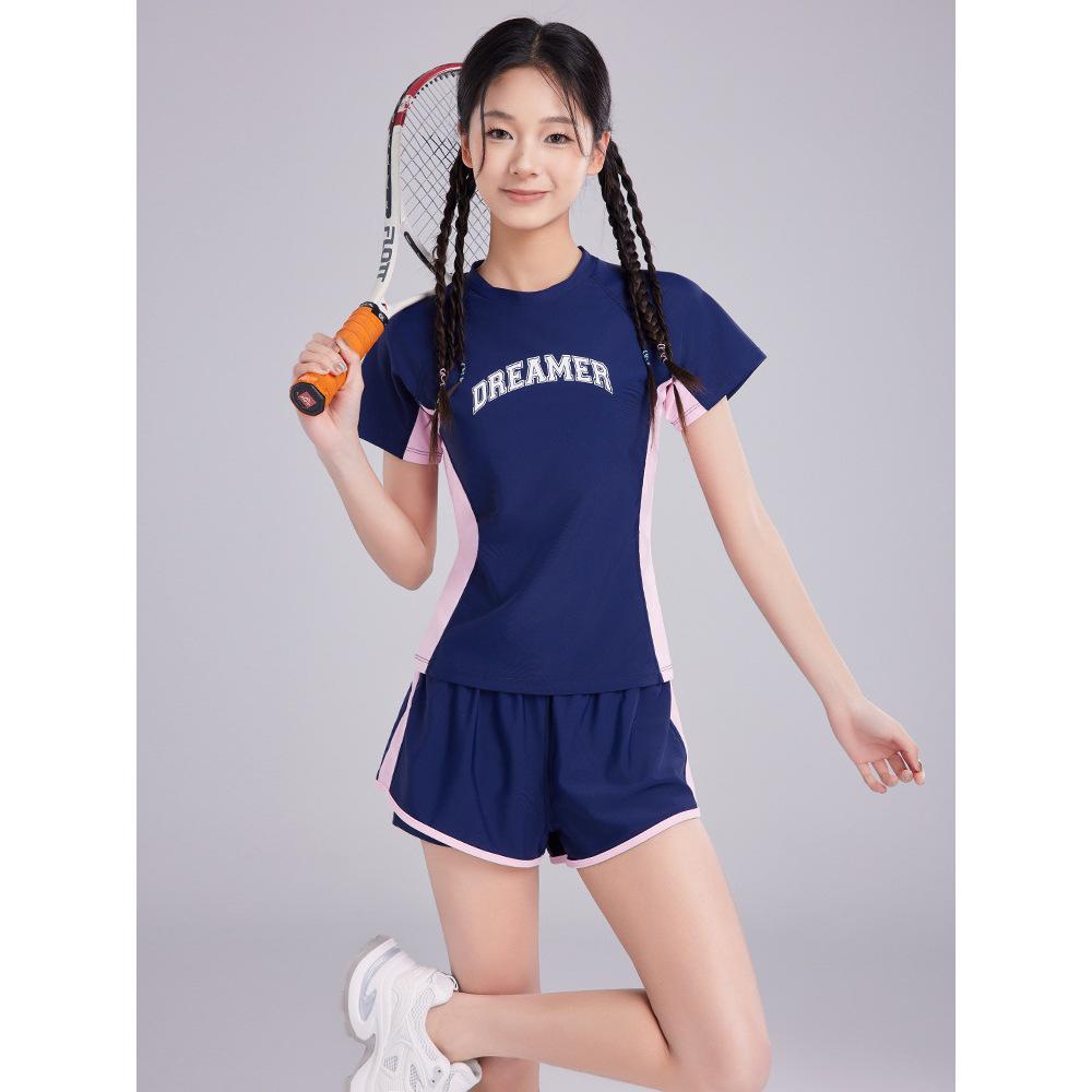 2025 New Style Girls' Split Swimsuit for Teens and Children