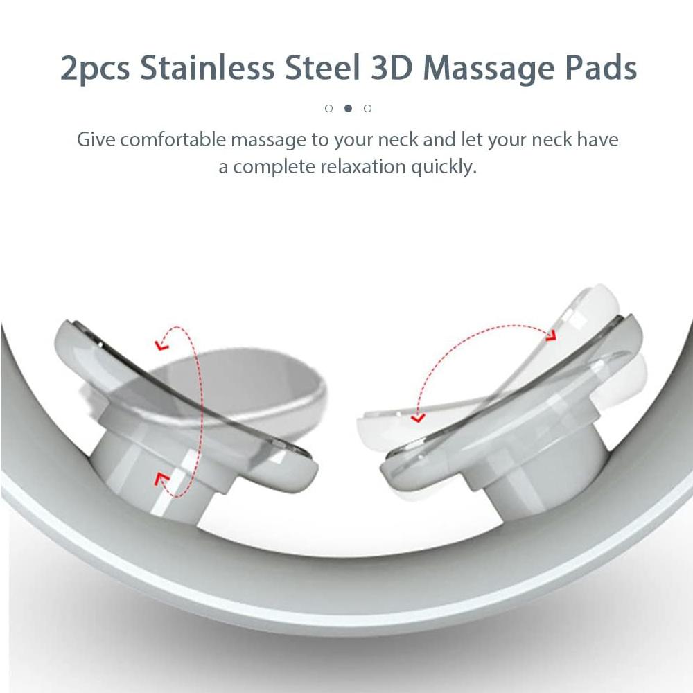 Electric Pulse Neck Massager with Portable Neck Relaxer Intelligent Massager Neck Lymphatic Massager Body Muscle Pain Relief