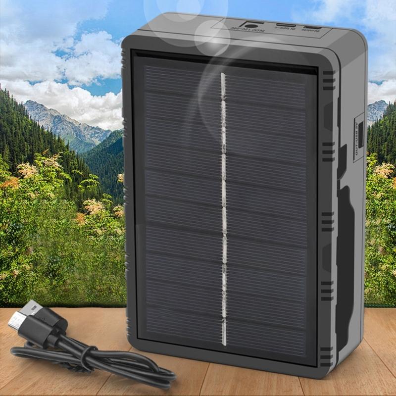 Battery Charger Multifunctional Solar Type C Intelligent Lithium Battery Holder For 26650/21700/18650/18500 Batteries