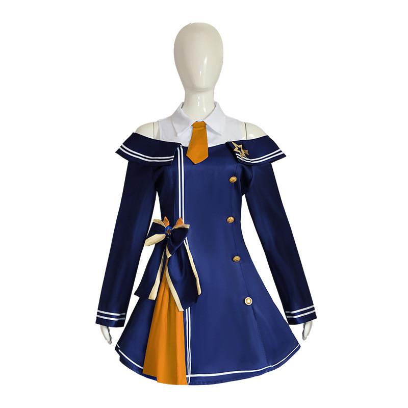 Vibrant Polyester Anime Cosplay Costume For Game Characters In Multiple Colors