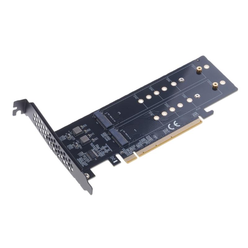 Advanced PCIE4.0 X16 Adapter Offering 64Gbps Speed for Storage Expansion NVMe Drive Support Easy Installation