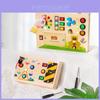 Wooden Switch Game Board Children Puzzle Toy Set With Led Lights For Early Childhood Learning And Development