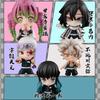 5Pcs Anime Demon Slayer Set Toy Figure Action Figure Kamado Tanjirou Nezuko Car Ornament Desktop Zenitsu Decorative Inosuke Doll