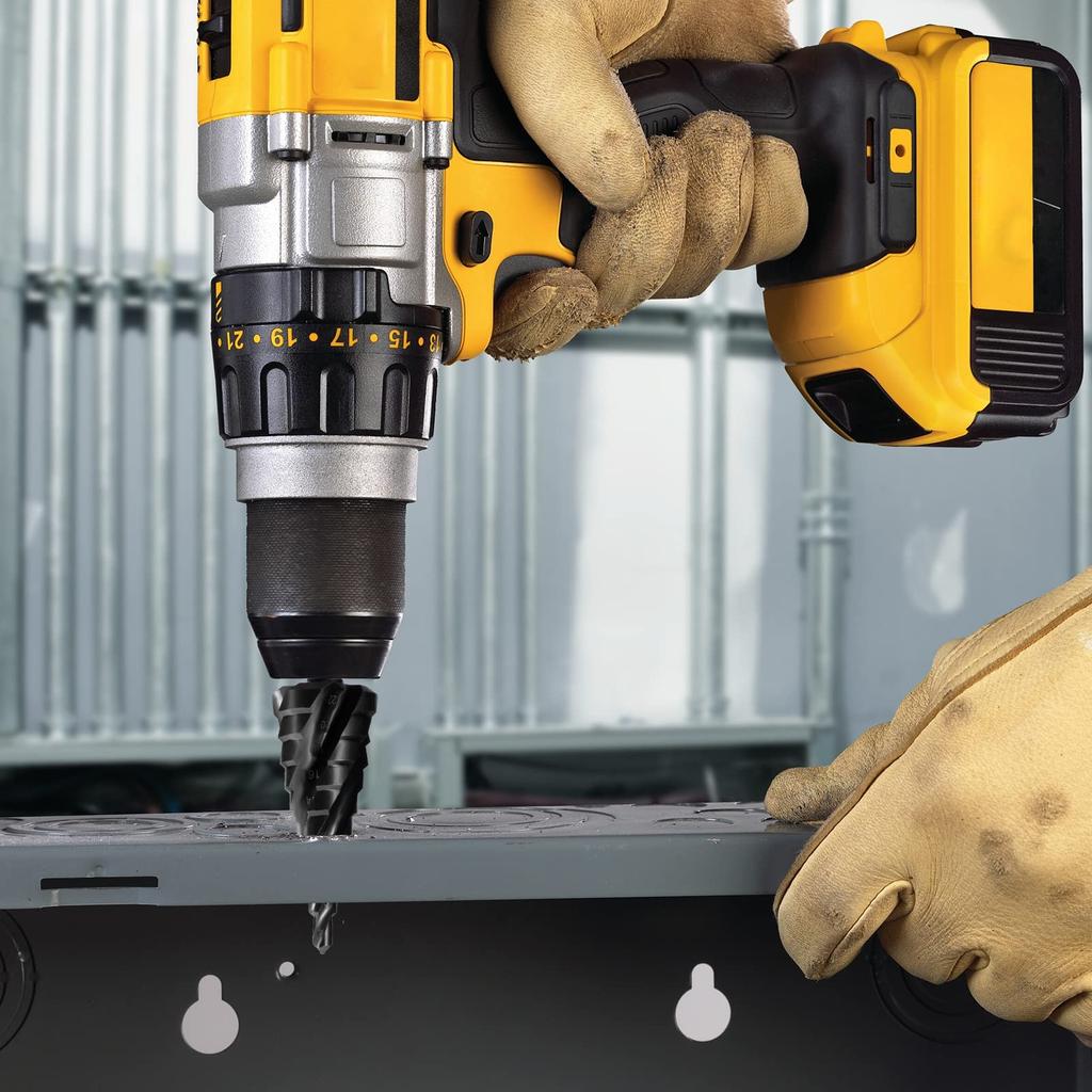 Invincible 4- Step Drill, 0.1 - 0.9 inches (4 - 22 mm), 10 Steps,