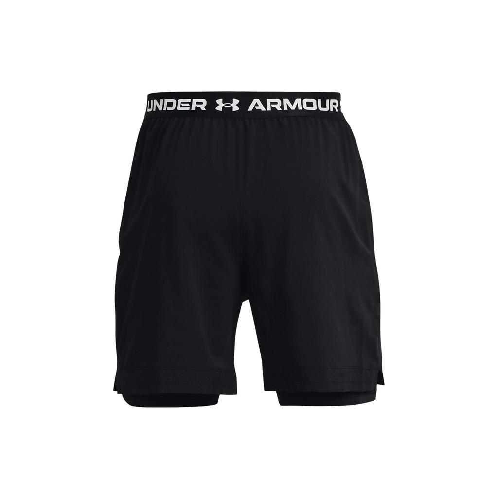 Under Armour Solid Elastic Shorts Men Shorts Black 1378910-001