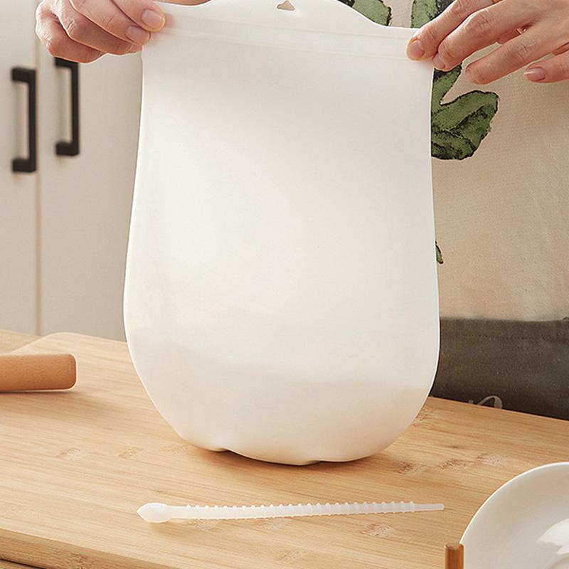 Küche und Haushalt Antihaft Teigbereiter Keine schmutzigen Hände Backen Silikon Knetbeutel Lebensmittelqualität Silikon Mehltüte