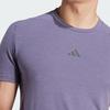 Adidas D4TAEROREADY Tee Fashion Comfortable Simple Solid Color Short Sleeve T-Shirt Men Tops Soft-Violet JX3289