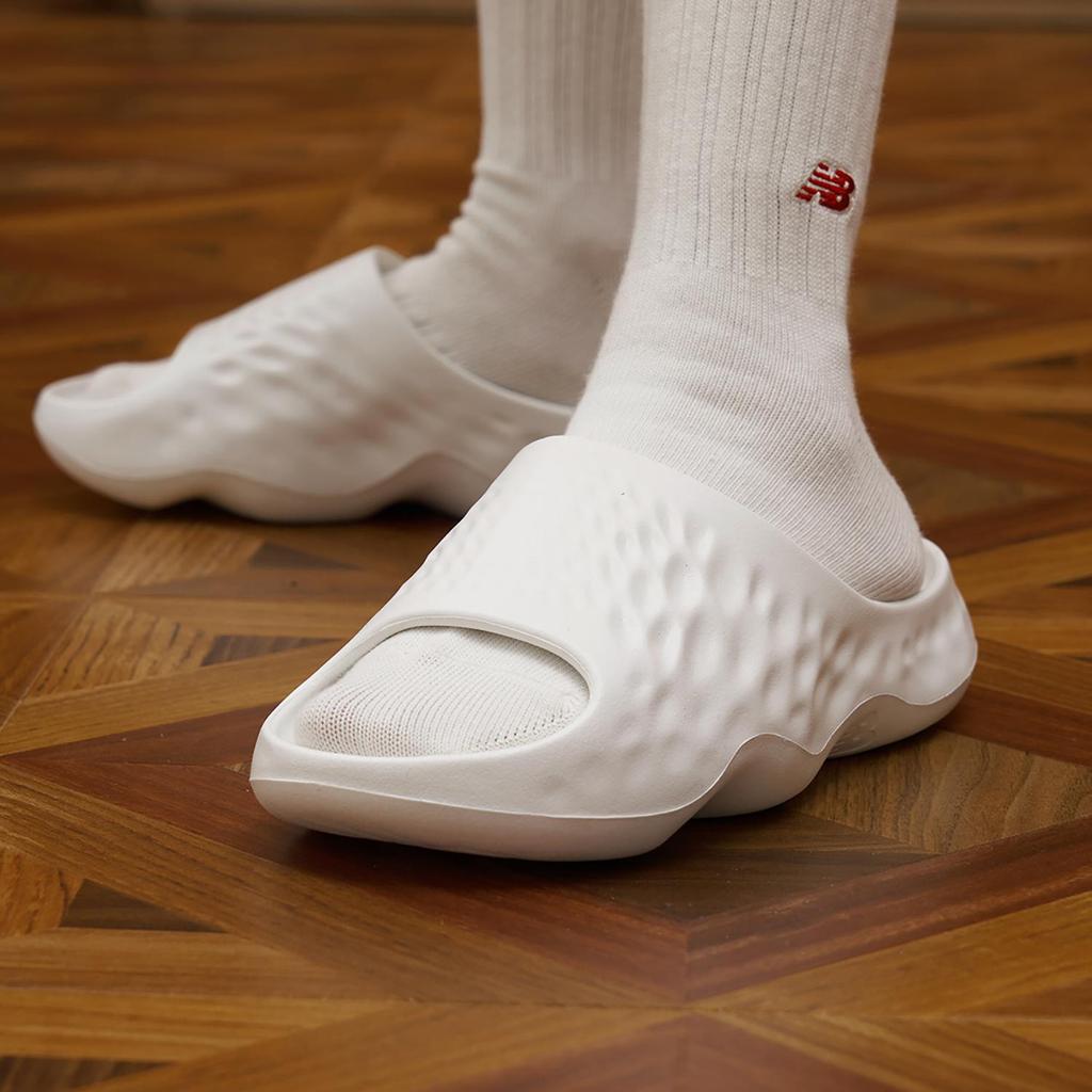 New Balance Fresh Foam MRSHN Slide 'Paper White' (Unisex) Paper White Slide Slippers SUFHUPW3