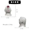 Fruktansvärd Halloween upp och ner Spökmask Skrämmande Grimas Latexmask Realistisk Helhuvud Maskerad Festmask Cosplay Kostym