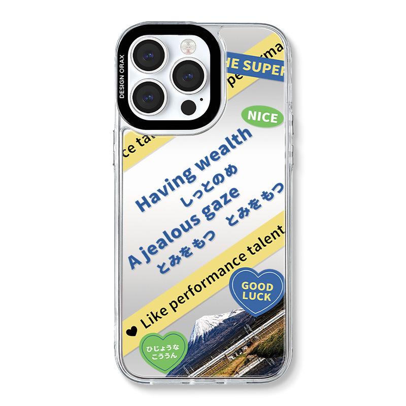 

Креативный зеркальный чехол для телефона Zhitai для iPhone 11/12/13/14 Pro/15 iPhone 15 Plus