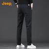 JEEP Men's 2025 Autumn Loose Straight Leg Cotton Blend Casual Pants