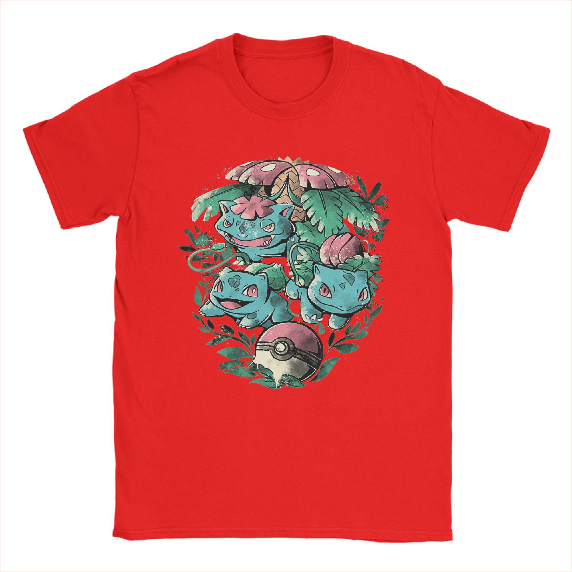 

PPokemon T Shirt Unisexs 100 Cotton Hipster TShirt Crew Neck Tee Shirt Short Sleeve Tops Adult S