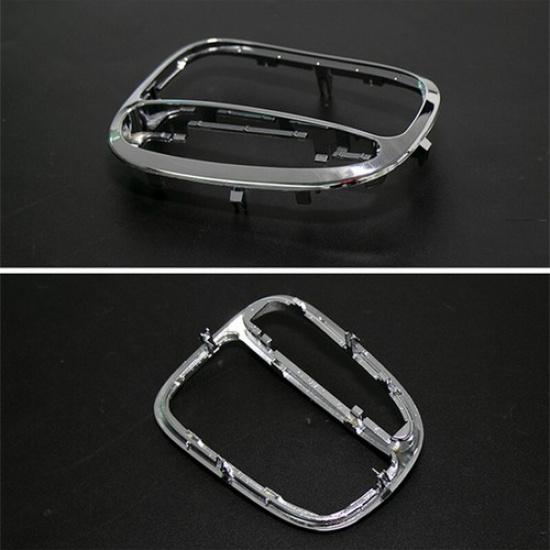 ABS Chrome Car Central Gear Shift Knob Bottom Frame Trim For Benz C W203 04 05