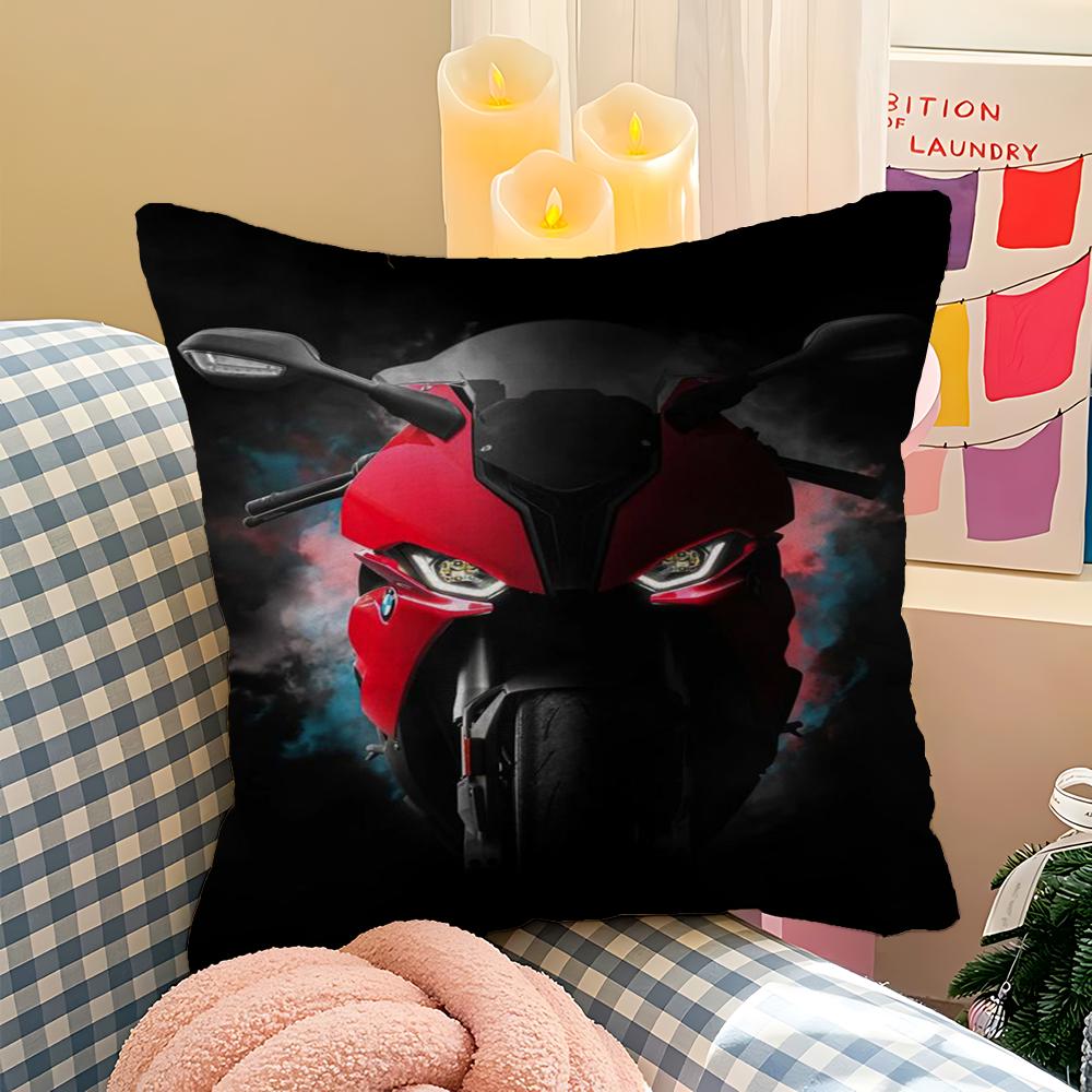 Modern Motorcycle Pillow Cover For Bedroom Room And Living Room Sofa Decorative Cushion Cover