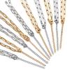 10pc 5pc Stainless Steel Semi-finished Bracelet Frame Chain with Adjustable EXtension Chain Lobster Clasp for DIY Jewelry Making