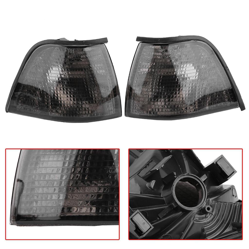 Pair of Corner Light Cover for 3 Series 318i 325i E36 4DR Sedan&Wagon 92 98