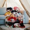 Demon Slayer Theme Printed Blanket - Perfect for Couch, Bed, Travel & Outdoor Use | Machine Washable, Cozy & Durable.