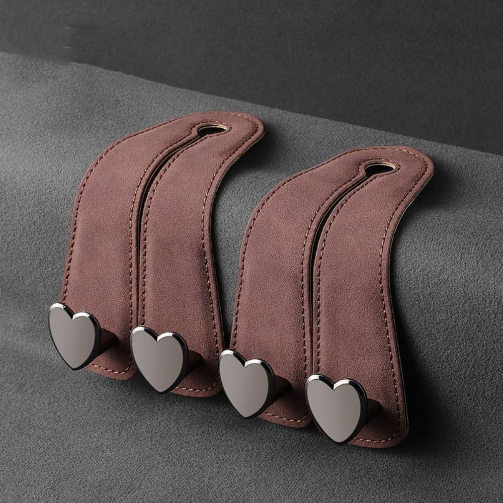 Double Hook Car Rear Seat Hanger Universal Rear Seat Phone Holder 2in1 Back Seat Organizer  Bag