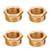 Pipe Installation Brass Reducer Adapter Brass Reducer Adapter Fitting Brass Thread Connector 1 Inch To 3 4 Inch Reducer