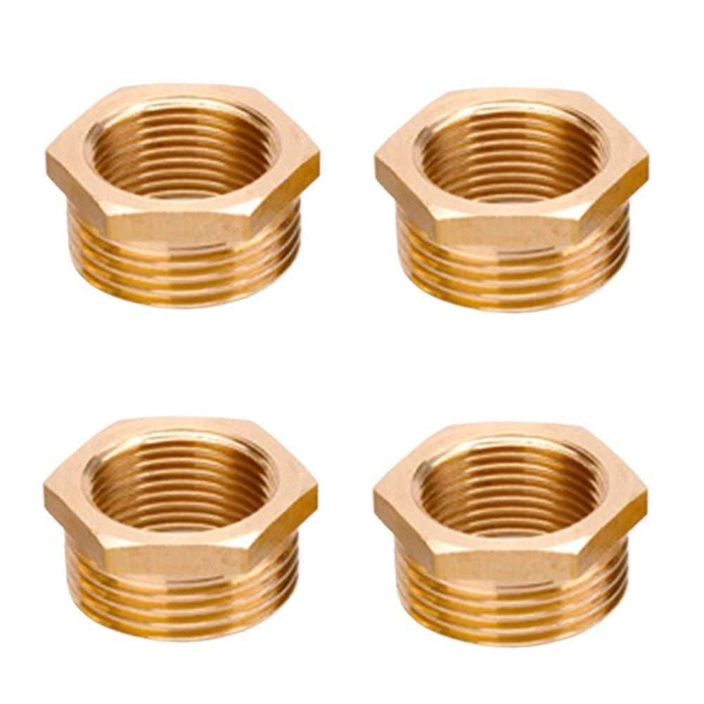 Pipe Installation Brass Reducer Adapter Brass Reducer Adapter Fitting Brass Thread Connector 1 Inch To 3 4 Inch Reducer