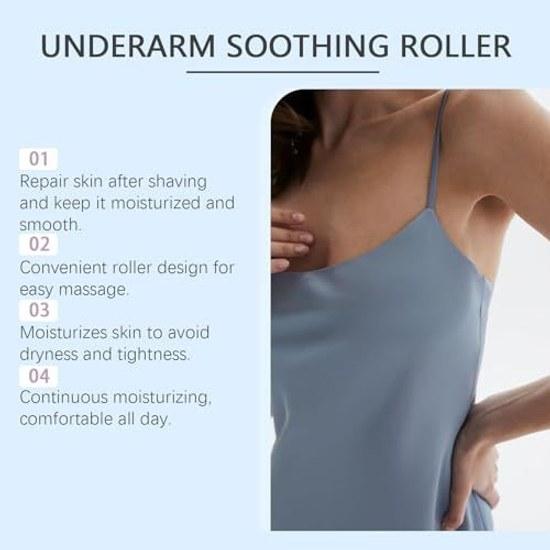 Aftershave roll-on serum ingrown hair reduction gently cleanses underarms moisturizing skin care womens shaving oil (1PCS)