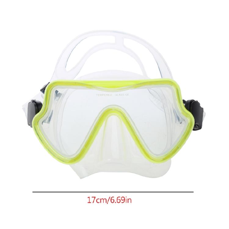 Scuba Snorkel Mask  Freediving Mask Anti-Fog Swimming Goggles Wide View Mask