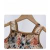Girls' Summer Two-Piece Set New Fashionable Floral Dress For Children Short-Sleeved Shorts Outfit For Girls