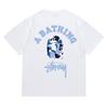 Tricou Bumbac Classic cu Imprimeu Ape Lightning Unisex Mânecă Scurtă Croială Largă Îmbrăcăminte Casual