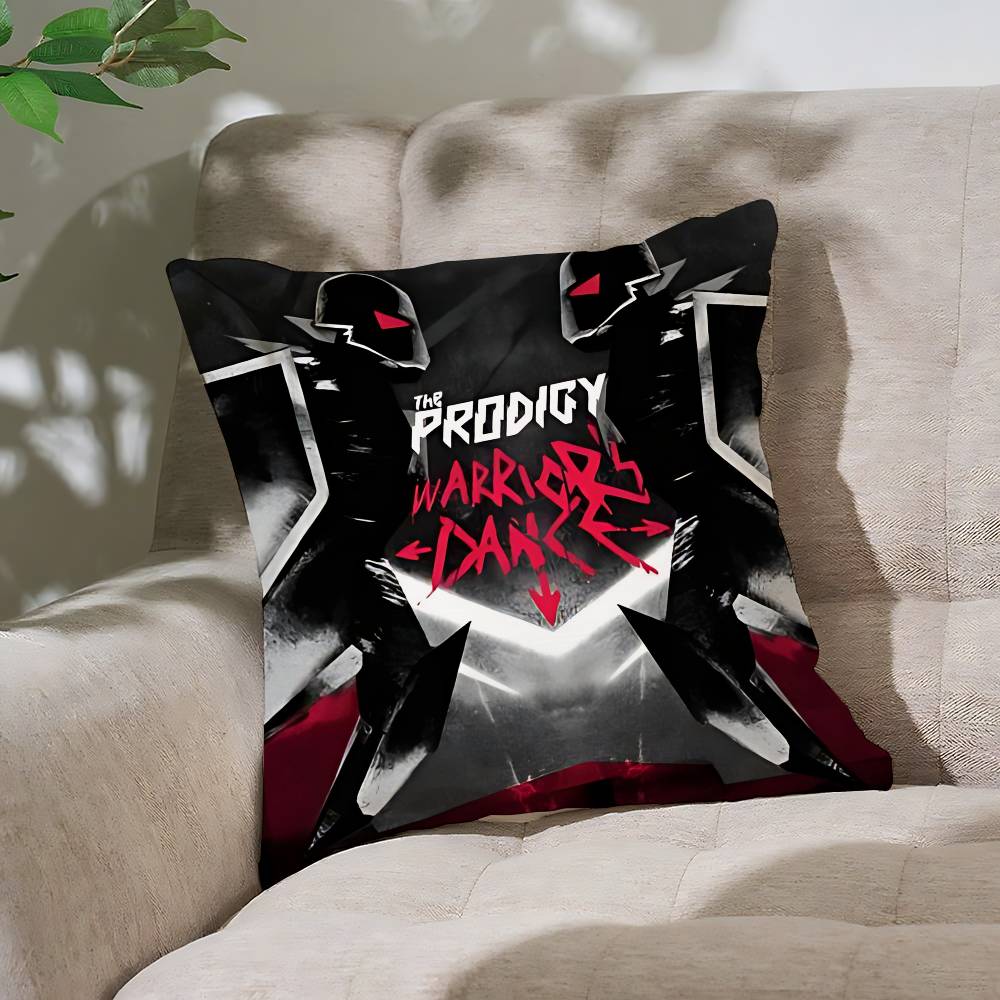 The P-Prodigy Artist Logo Pillow Case Throw Pillow Cover Nordic Vintage Style Cushion Covers Home Living Room Sofa Couch Seat