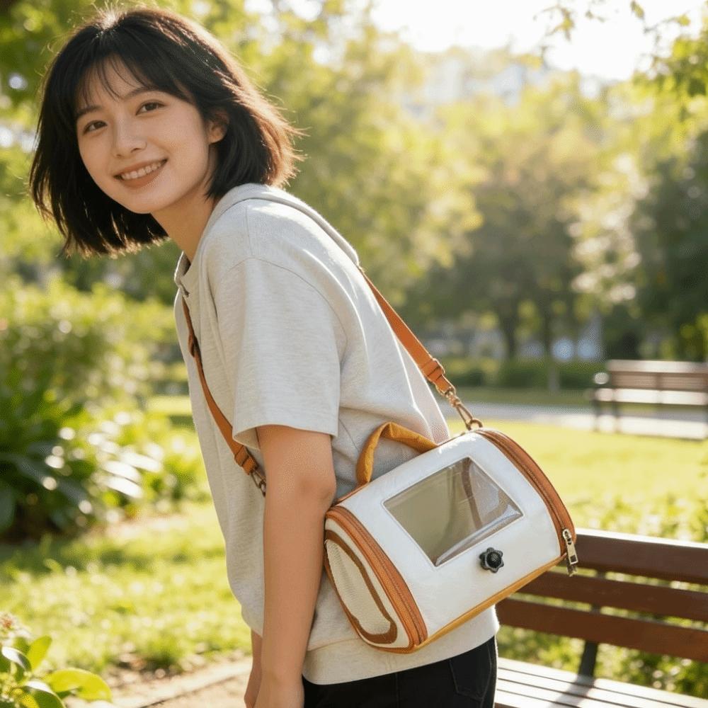 Transparent Window Parrot Carrier Bag Breathable Holes Bird Transport Cage  Activities