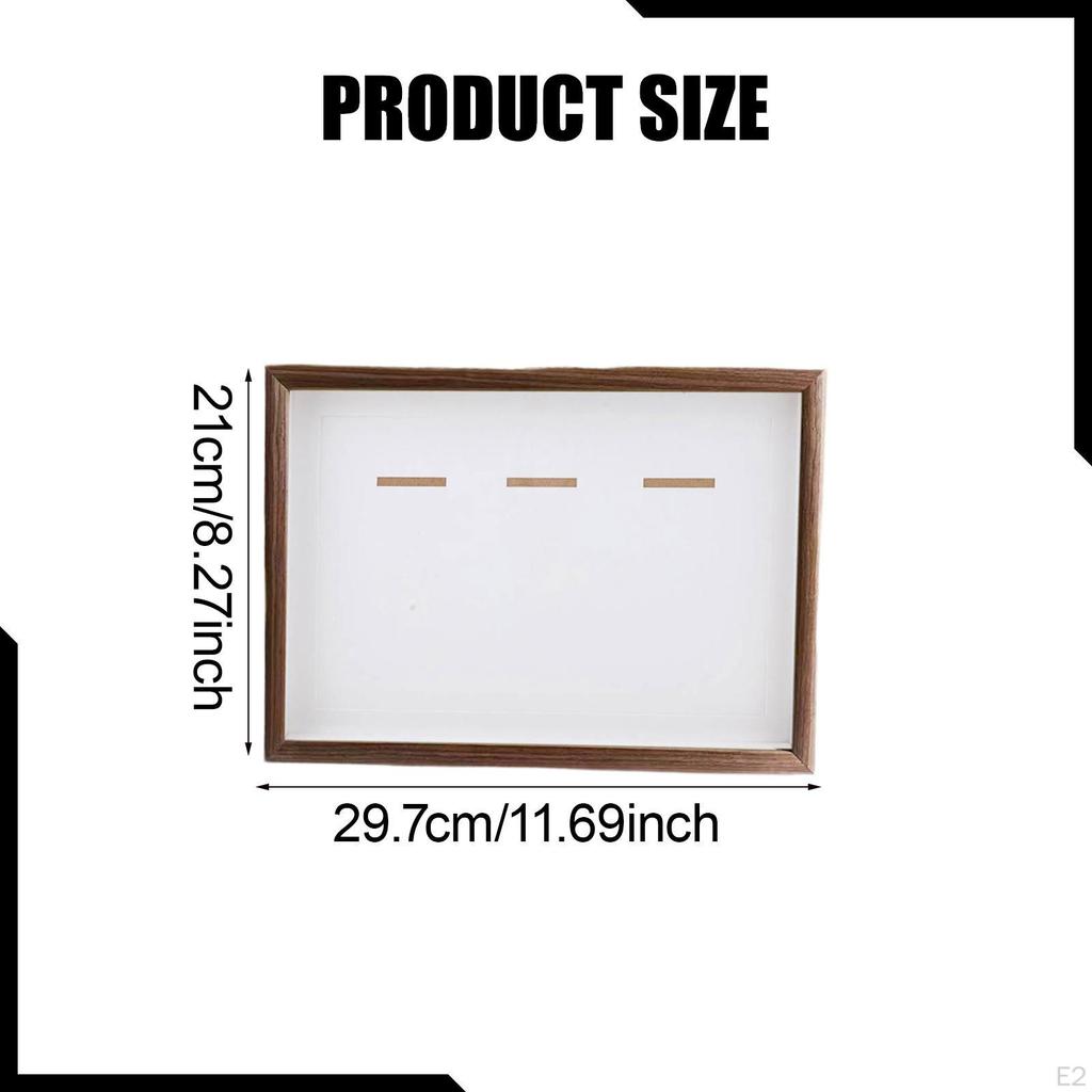 Medals Display Case Photo Frame with Clear Window Decoration Storage Box Picture for