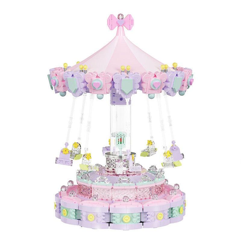Music Box Assembly Gift Girl Carousel Music Box Ornament Handmade Ferris Wheel Birthday Girl Girl