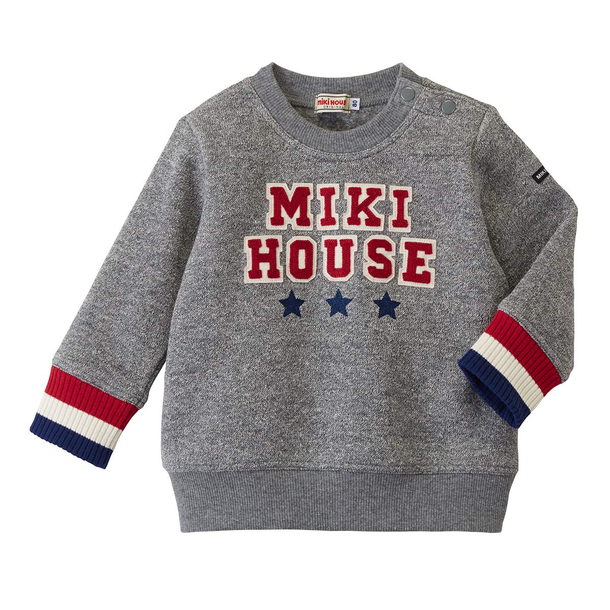 

Толстовка MIKIHOUSE 110 см Серая 13-5612-453 серый