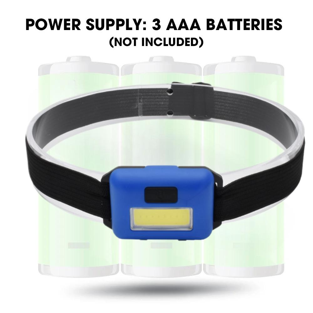 Portable COB Headlamps LED Headlight with 3 Modes Outdoor Mini Head Lamp Lighting for Camping Hiking Fishing Cycling