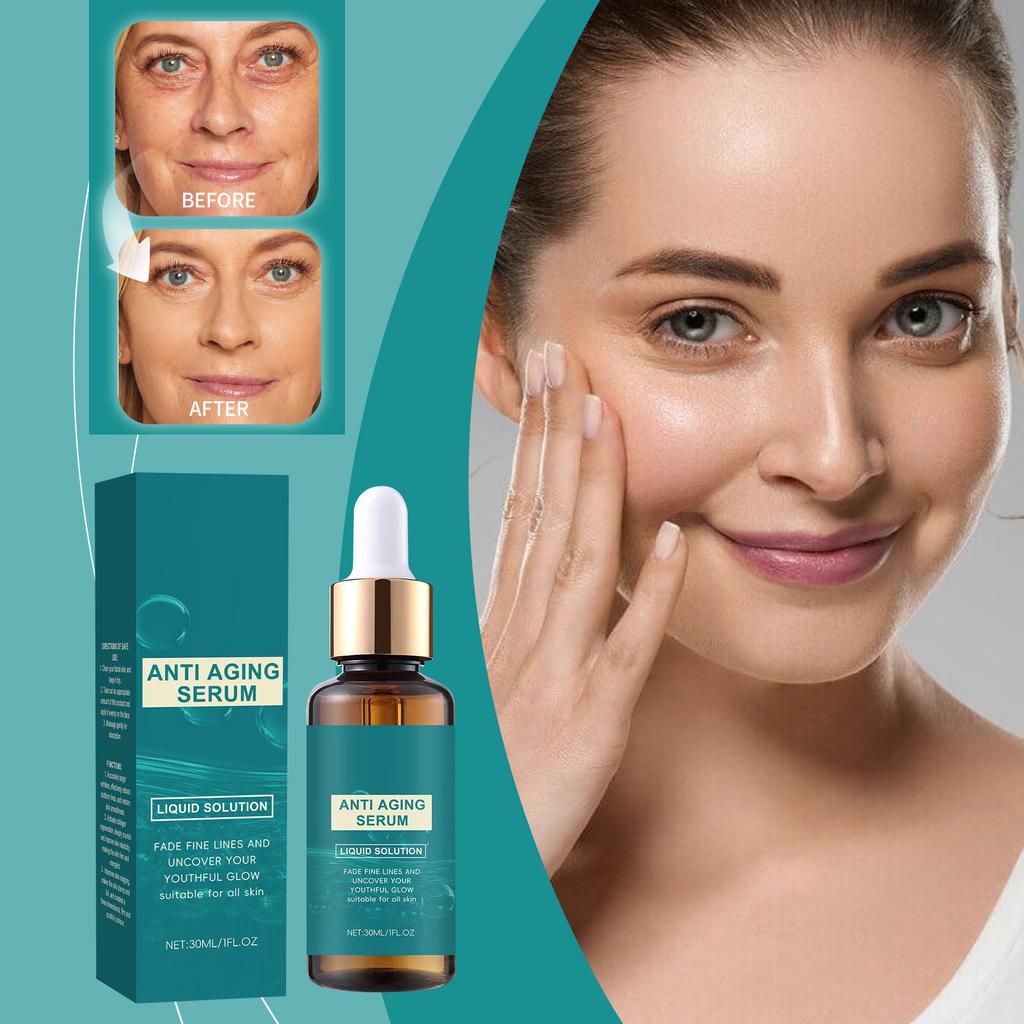 Anti-aging And Wrinkle-reducing Liquid Hydrates, Moisturizes, Moisturizes And Plumps, Improves Sagging, Lifts And Tightens,30ML