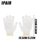 Anti Slip Work Gloves for Construction Beaded Palm Grip Cotton Safety Gloves for Breathable Wear Resistant  Protection Gloves
