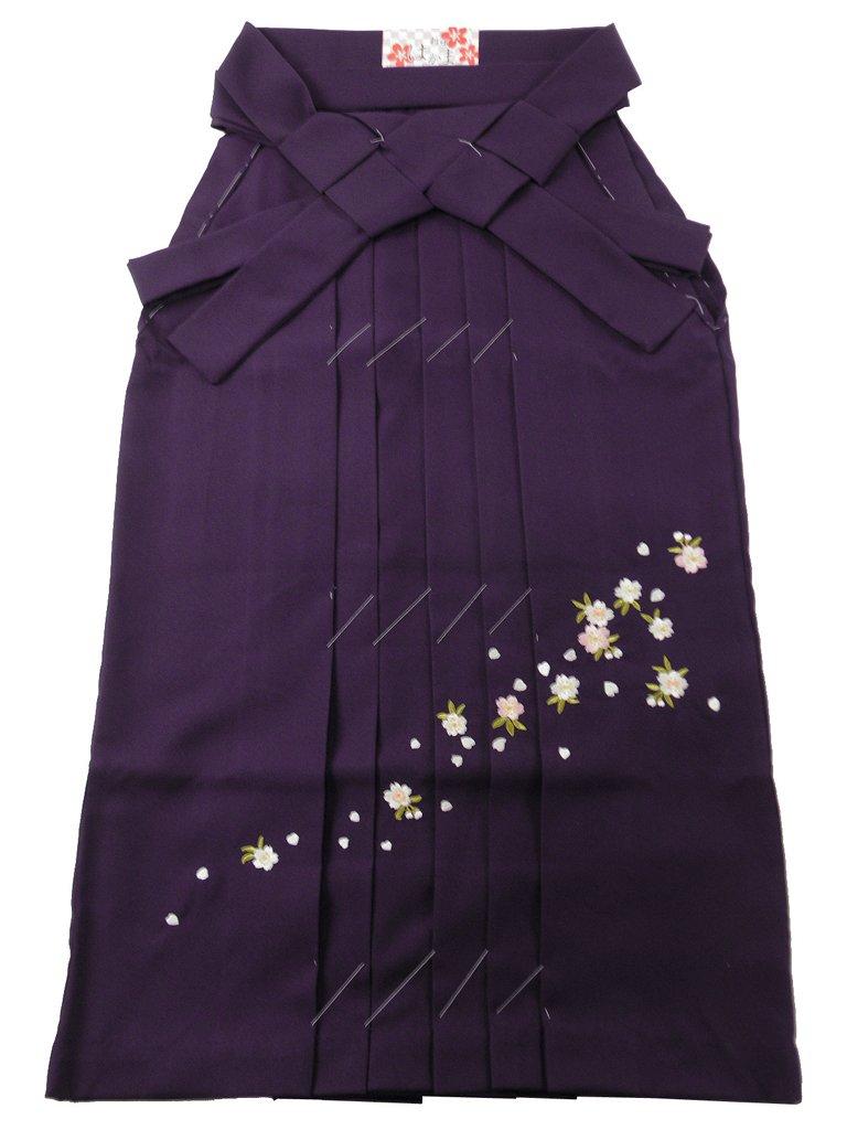 

Hakama Hakama Sakura Embroidery Cherry Blossom Single Item Size [Hanamichi] S~LL (L Size, Purple) фіолетовий