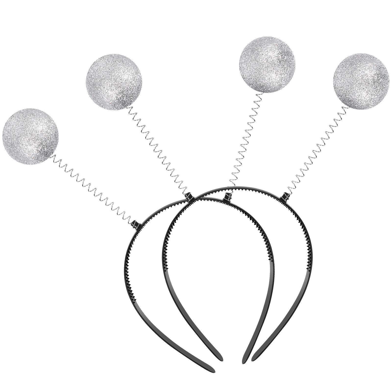 

2 шт. женские солнцезащитные очки инопланетные обручи для волос повязки на голову для вечеринки для детей головной убор креативная вспышка M серебряный