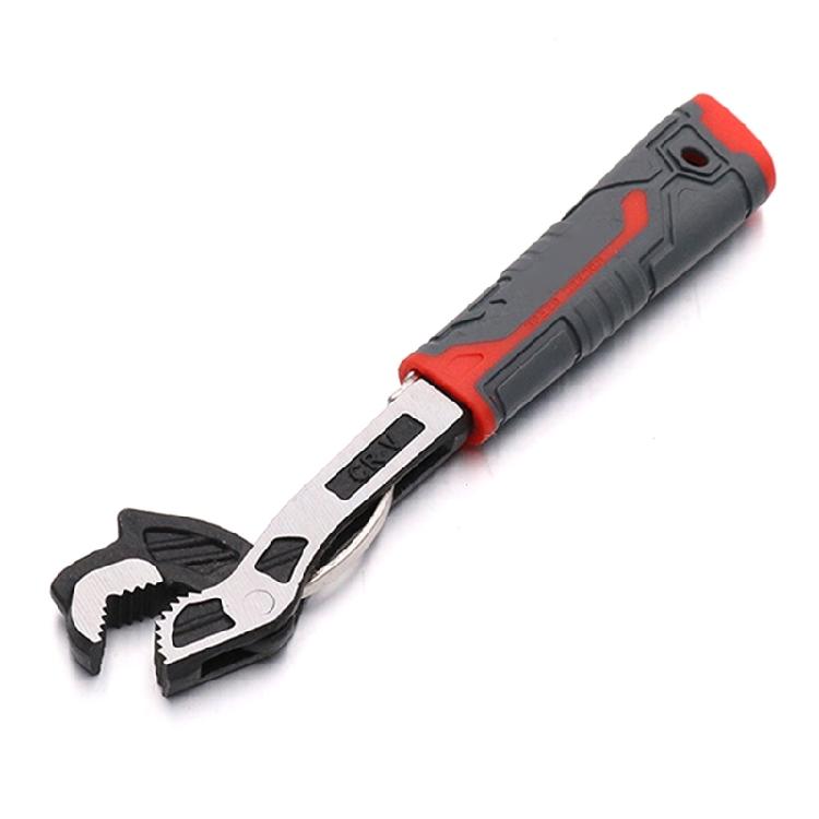 Multipurpose Auto Tightening Adjustable Wrench Industrial Grades Steel For Professional Workshops And Garage Toolkit