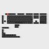 Keychron Double Shot PBT OSA Keycaps for JIS Layout, Full Set (White On Black)