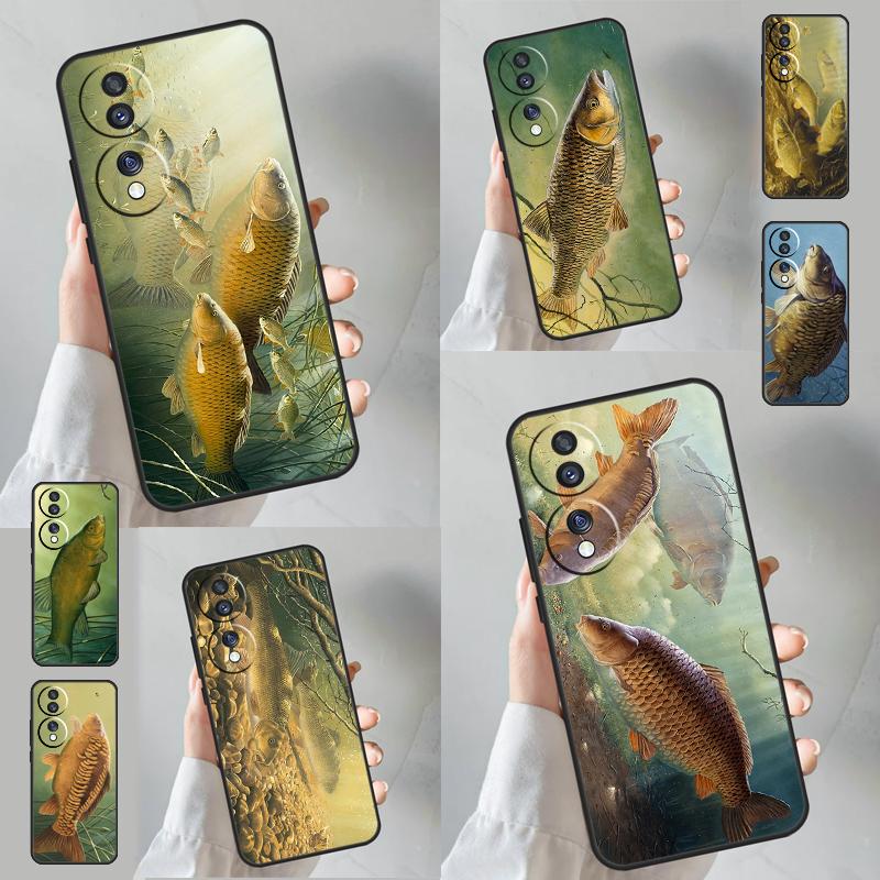 Chub Carp Fish Phone Case For Honor X8b X9b X8 X9 X6a X7a X8a X9a Honor Magic 6 Pro 5 Lite 50 70 90 Cover