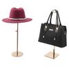 Adjustable Hat Holder Wigs Head Stand Practical Metal Home Hat Storage Stable Metal Stand for Hat and Wig Display