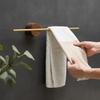 New Wood Towel Rod Hand Towel Holder for Bathroom Towel Rack Hanger for Home Wall Mount Heavy Duty Storage Kitchen Accessories