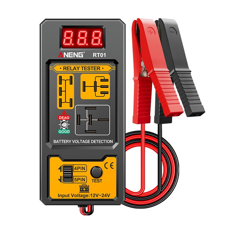 Rt01 Universal Car Relay Tester Voltage Tester 11-25V Ar Battery Automotive Led Indicator Light Relay Diagnostic Checker