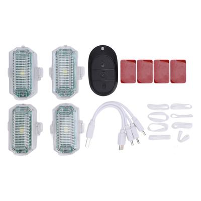 Wireless Strobe Light LED RGB 7 Colors Remote Control 1000mAh Rechargeable Wireless Flashing Light