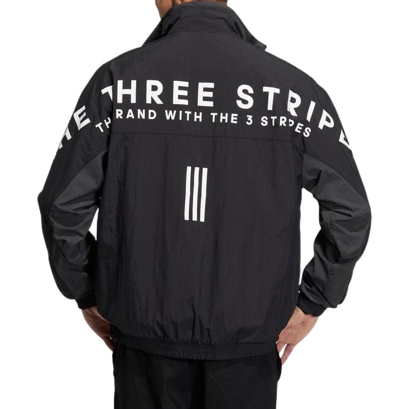 adidas Jackets Unisex Black Stand Collar Moderate Other IA9425