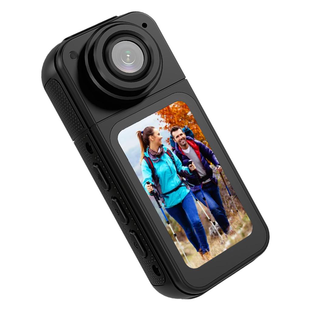 Thumb Sized Wearable Action Camera WIFI 180 Degrees  Rotating 2.7K Portable Magnetic Body Worn Camera for Pet Working
