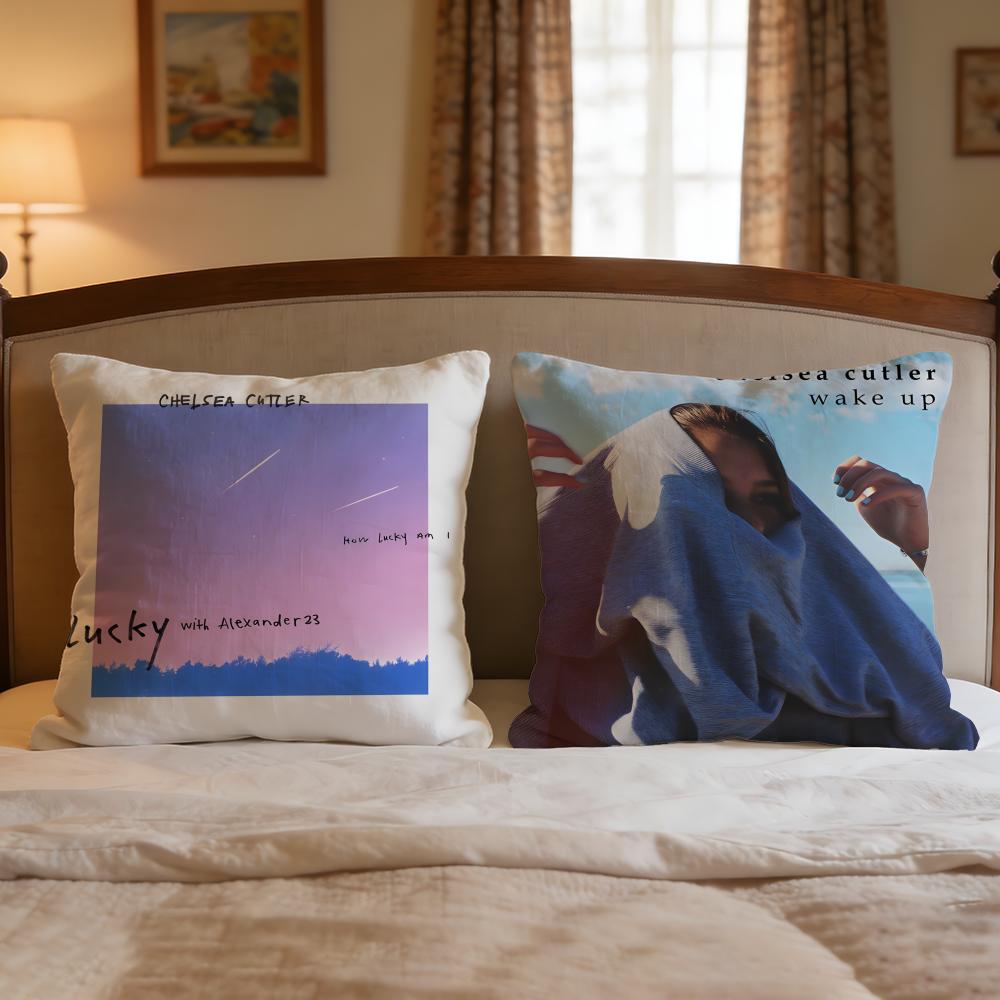 Singer Chelsea Cutler Cushion Cover 1Pcs Decorative Covers Soft Cushion Case For Sofa Couch Decor 40X40 45X45 Pillowcases