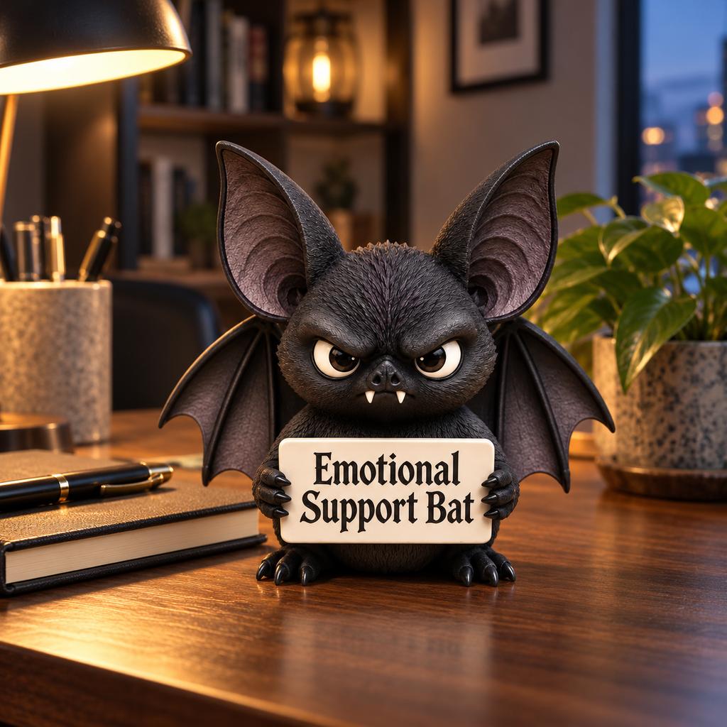 Emotional Support Series Resin Animal Desk Ornament
