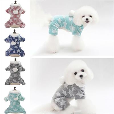 Pet Cat Coat Jackets Dog Clothes Puppy Cats Autumn Winter Warm Fleece Hooded Chihuahua Yorkie Jumpsuits Clothes